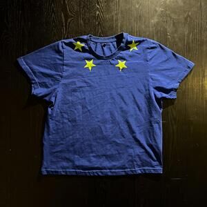 wastrre Star T-shirt Blue/Green